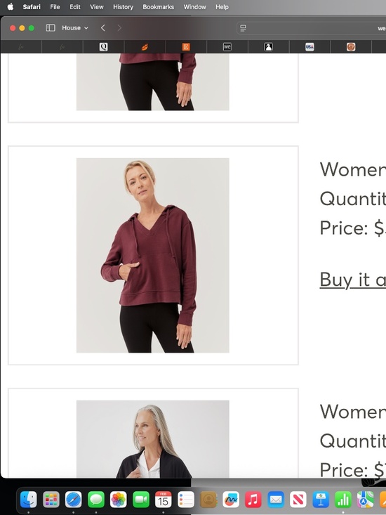 Pact Tops - Pact Organic Cotton Hoodie size Maroon size Large